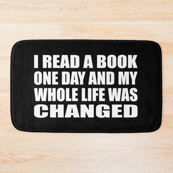Item preview,  I read a book one day and my whole life was changed designed and sold by Colorfulandfun.