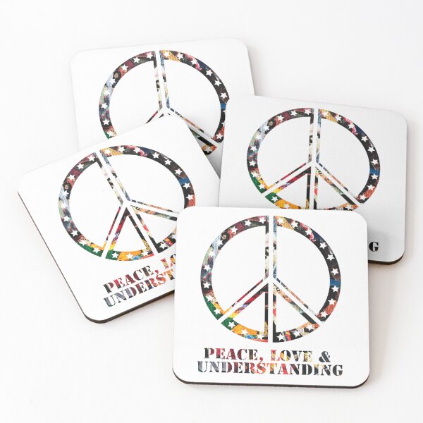 Item preview, PEACE, LOVE & UNDERSTANDING designed and sold by FREE T-Shirts.