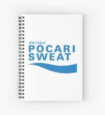 POCARI SWEAT Blue Spiral Notebook