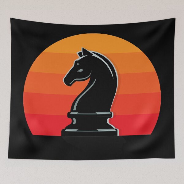 Item preview, Chess Black Knight Piece designed and sold by blackdogshop.
