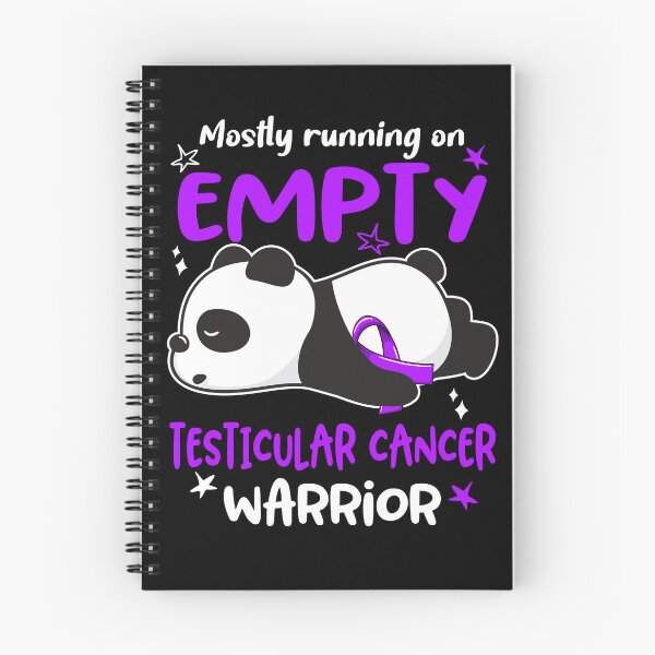 Item preview, Testicular Cancer Awareness - Mostly Running On Empty Testicular Cancer Warrior designed and sold by Hilten.