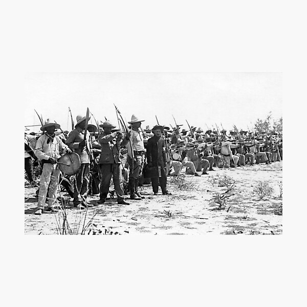 Item preview, Mayo Indians with Alvaro Obregon - Mexican Revolution - Circa 1914 designed and sold by warishellstore.