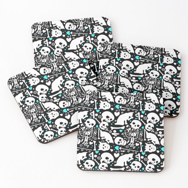 Item preview, Our Flag Means Death: Stede Bonnet, Black Cat, Skull Pattern designed and sold by SketchWithBex.