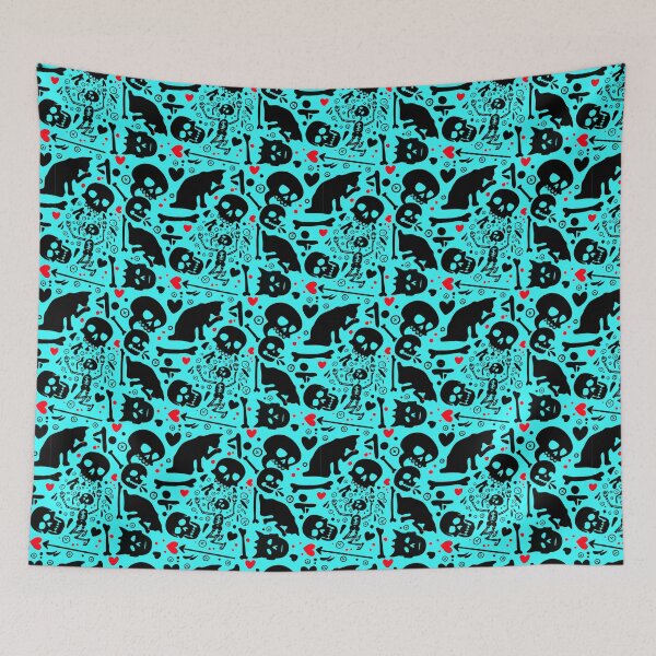 Item preview, Our Flag Means Death: Stede Bonnet, Black Cat, Skull Pattern designed and sold by SketchWithBex.