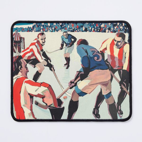 Item preview, Chamonix | Roger Broders | 1930 Ice Hockey Art designed and sold by CJET.