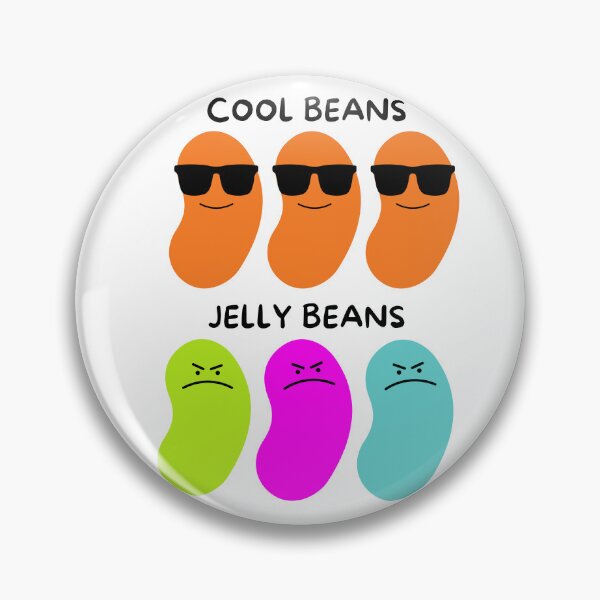 Item preview, Cool beans and jelly beans designed and sold by Emily Roberts.