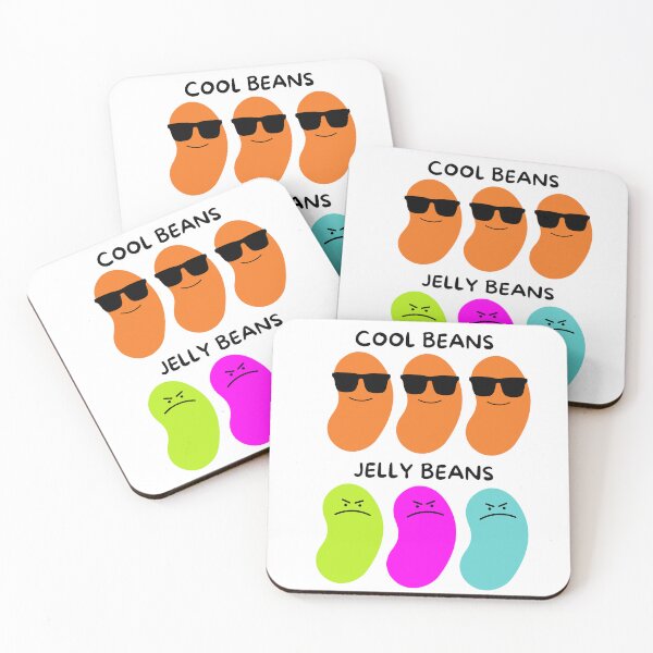 Item preview, Cool beans and jelly beans designed and sold by Emily Roberts.