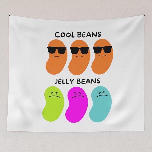 Item preview, Cool beans and jelly beans designed and sold by Emily Roberts.