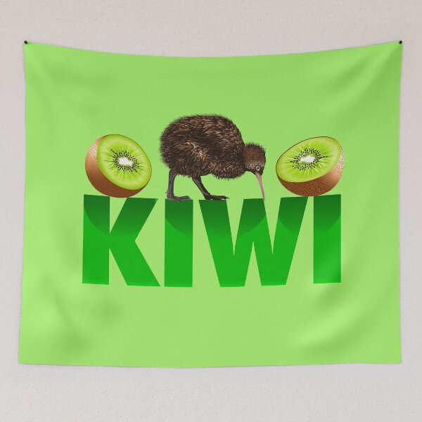Item preview, Kiwi illustration Animal and fruit cartoon, new zealand bird designed and sold by DALIO666.