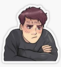 me and phil Sticker