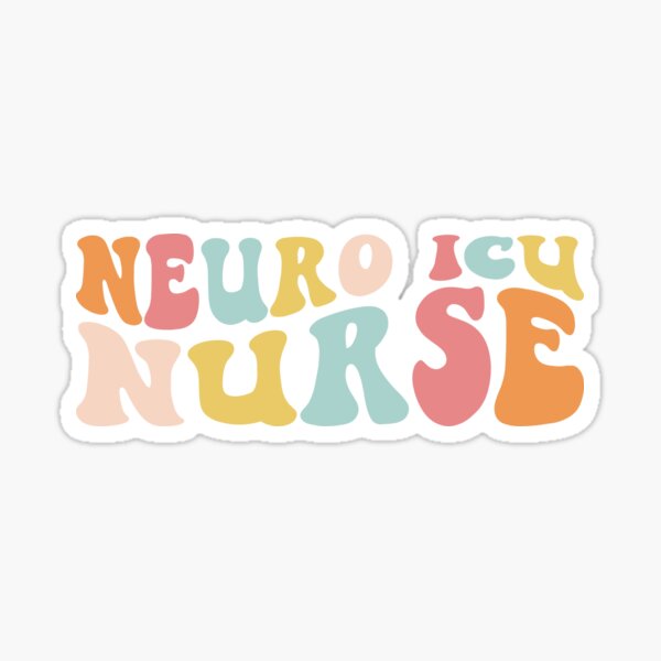 Vista previa del artículo con la obra «Neuro ICU Nurse», diseñado y vendido por MystroDesigns.