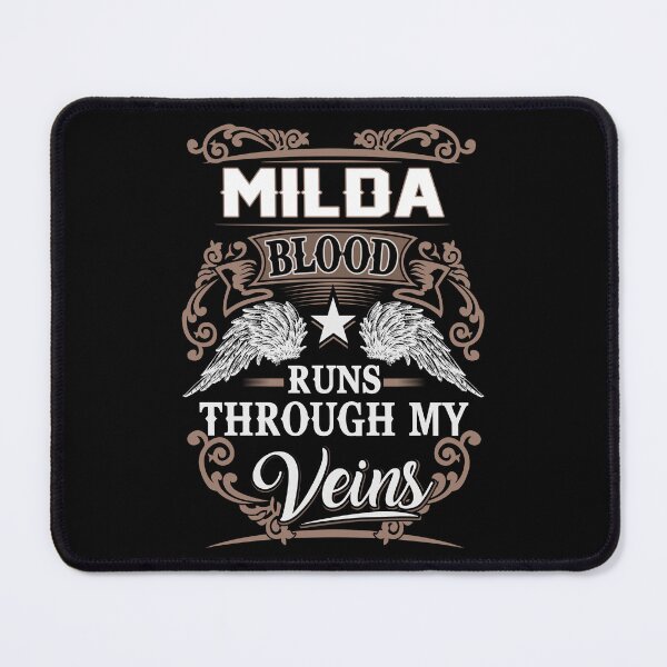 Item preview, Milda Name T Shirt - Milda Blood Runs Through My Veins Gift Item Tee designed and sold by lanawalton.