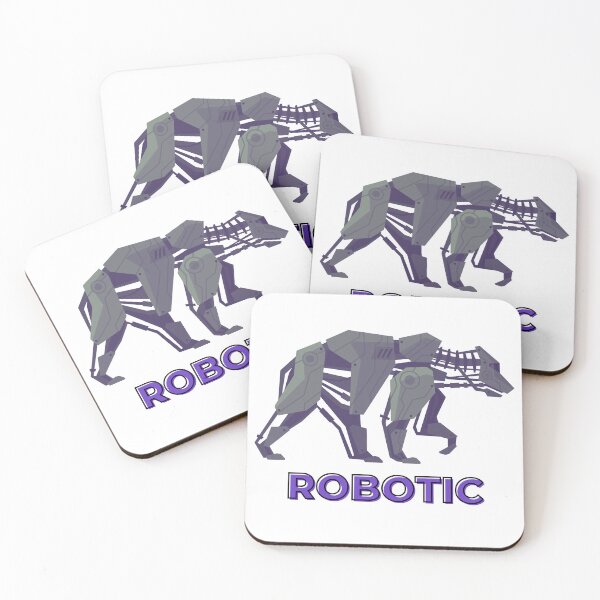 Item preview, Brown Bear Robot And Pink Bear Robot  designed and sold by The Love Quill.