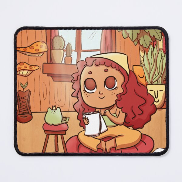 Item preview, Orange Lady with little frog designed and sold by GramsIllustrate.