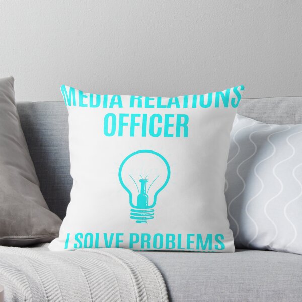 Item preview, Media Relations Officer - I Solve Problems Job Gift designed and sold by melissaval2.