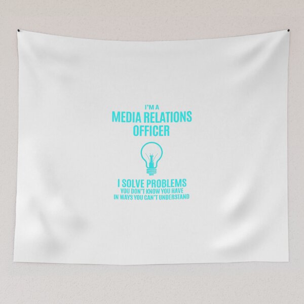 Item preview, Media Relations Officer - I Solve Problems Job Gift designed and sold by melissaval2.