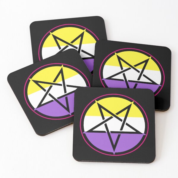 Item preview, Non Binary Pentagram designed and sold by Pridish.