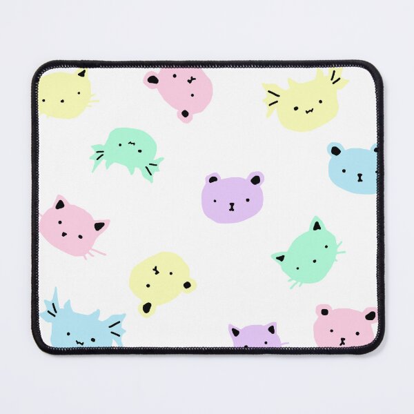 Item preview, Bears, Dragons, and Cats, Oh My! Pastel on White designed and sold by DevinCrystie.