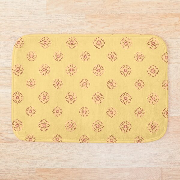 Item preview, Flower pattern with yellow background  designed and sold by vesbipa.