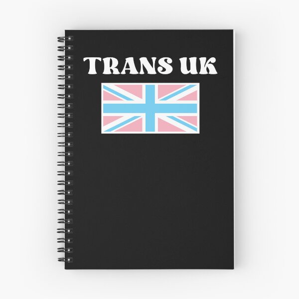 Item preview, Trans UK, Union flag with trans colours designed and sold by StencilMyst ..