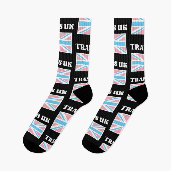 Item preview, Trans UK, Union flag with trans colours designed and sold by StencilMyst ..