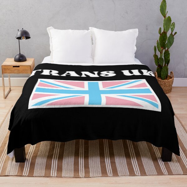 Item preview, Trans UK, Union flag with trans colours designed and sold by StencilMyst ..