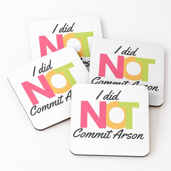 Item preview, I Did NOT Commit Arson Sweatshirt, I Did NOT Commit Arson tshirt Shirt Hoodie Sweatshirt Vneck Long Sleeve Unisex - Black version designed and sold by NotUrAverageART.