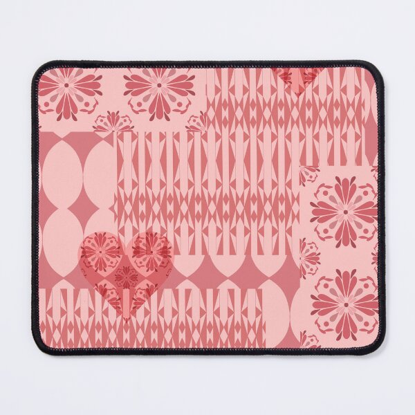 Item preview, Pinkish Pattern with Hearts and Asymmetry  designed and sold by vesbipa.