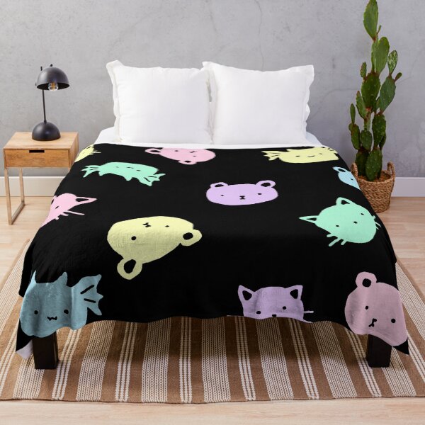 Item preview, Bears, Dragons, and Cats, Oh My! Pastel on Black designed and sold by DevinCrystie.