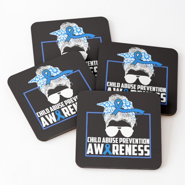 Item preview, Blue Ribbon Child Abuse Awareness Month Prevention Support designed and sold by TomGiantDesigns.