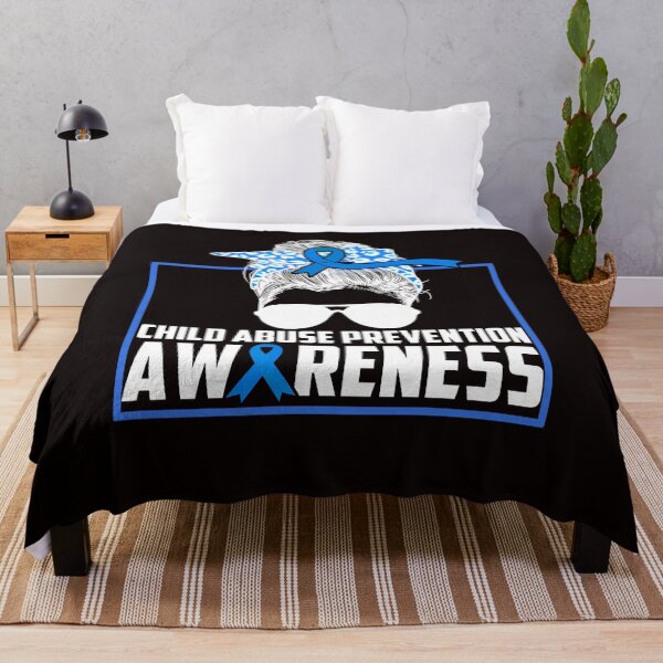 Item preview, Blue Ribbon Child Abuse Awareness Month Prevention Support designed and sold by TomGiantDesigns.
