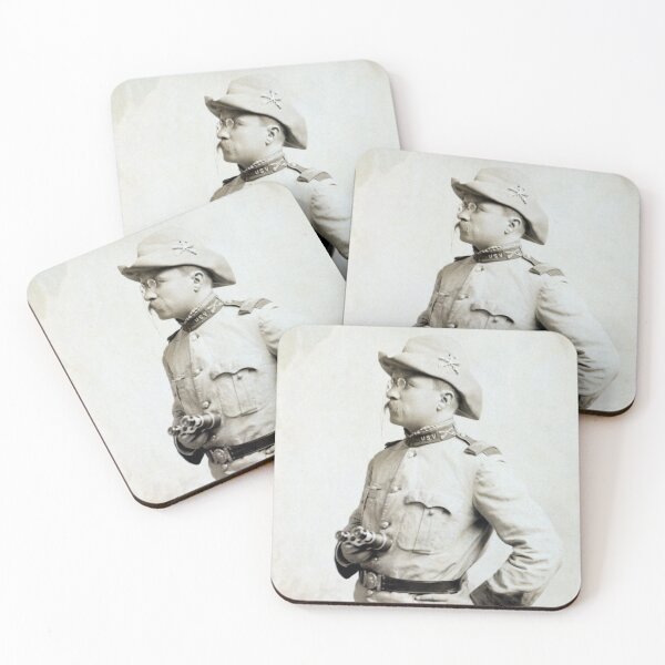 Item preview, Colonel Theodore Roosevelt Holding Binoculars - 1898 designed and sold by warishellstore.
