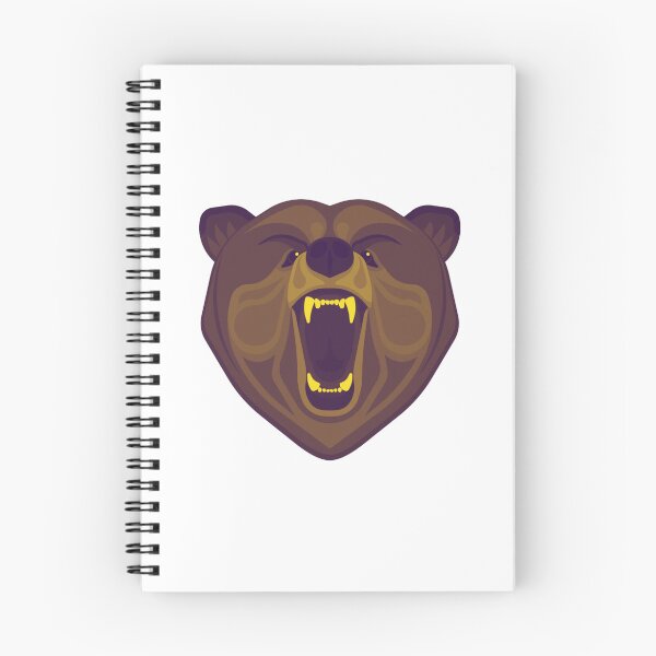 Item preview, Growling Bear Head - Brown Bear designed and sold by The Love Quill.