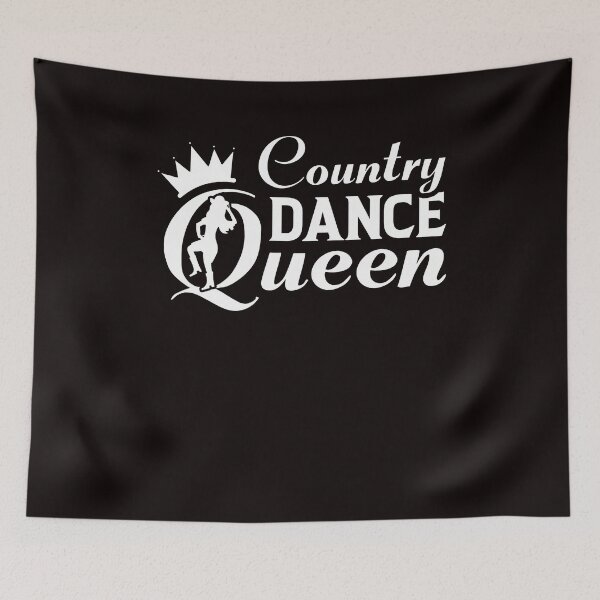 Item preview, Country Dance Queen Western Music Line Dancing Cowgirl designed and sold by TomGiantDesigns.