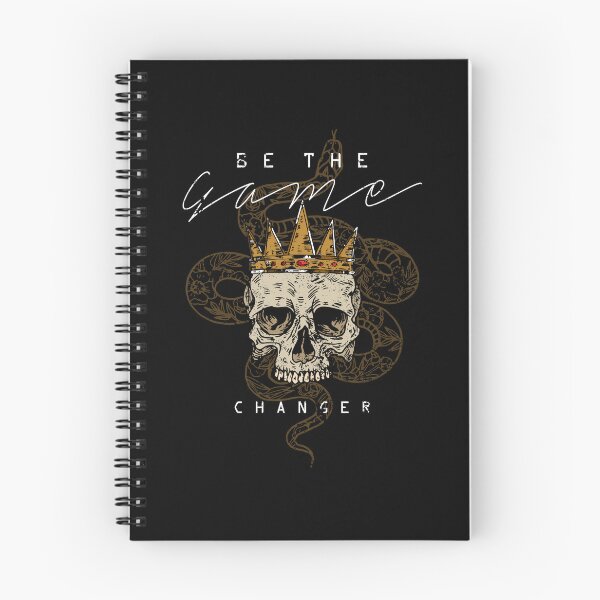 Item preview, Be Change - Head Skull Snake Crown King Game - Graffiti Motivation Changer - Quote designed and sold by Stephen Scharf.