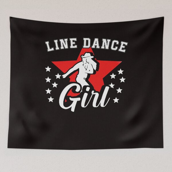 Item preview, Line Dance Girl Line Dancing Country Western Music Cowgirl designed and sold by TomGiantDesigns.
