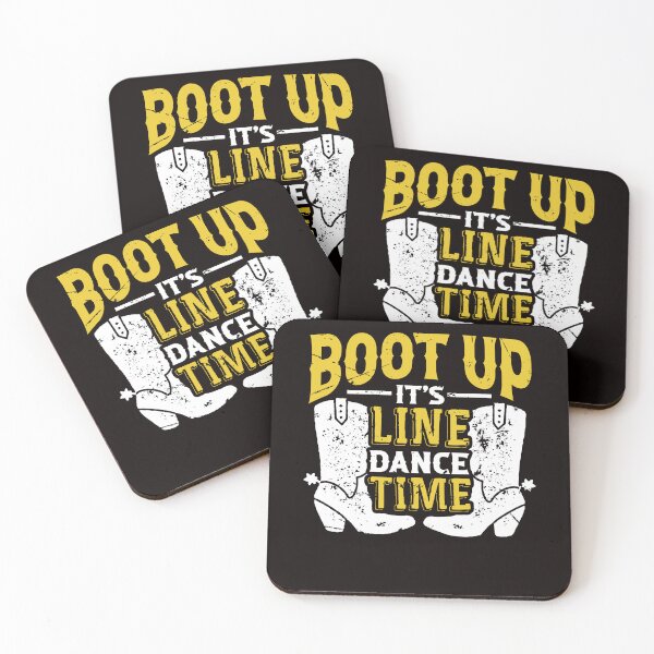 Item preview, Line Dance Time Cowboy Boots Country Western Music Linedance designed and sold by TomGiantDesigns.