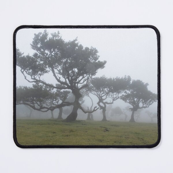 Item preview, Ancient trees shrouded in fog designed and sold by NancyKHajjar.