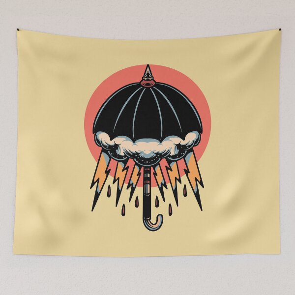 Item preview, bleck umbrella designed and sold by simplife-art.