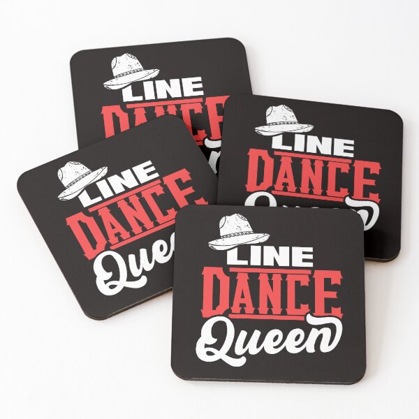 Artikelvorschau, Line Dance Queen Line Dancer Cowgirl Western Country Musik entworfen und verkauft von TomGiantDesigns.