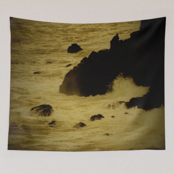 Item preview, The Moodiness of the Sea, Rocks and Ocean near Lennox Head, NSW, Australia designed and sold by Geoff Treagus.