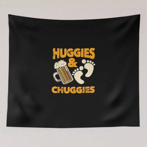 Item preview, Huggies and Chuggies | Funny Future Father Party Gift designed and sold by KingPower.
