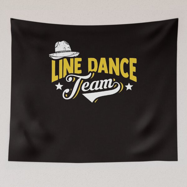Item preview, Line Dance Team Cowboy Hut Western Country Music Linedance designed and sold by TomGiantDesigns.