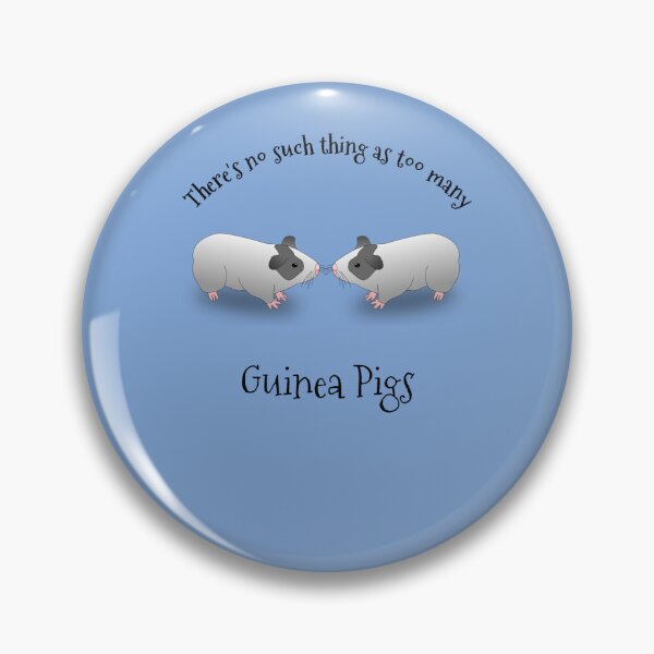 Item preview, No Such Thing As Too Many Guinea Pigs Sticker designed and sold by DanielaKebrich.