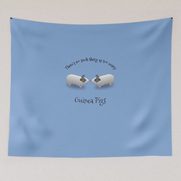 Item preview, No Such Thing As Too Many Guinea Pigs Sticker designed and sold by DanielaKebrich.