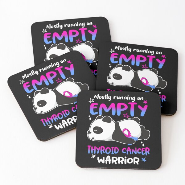 Item preview, Thyroid Cancer Awareness - Mostly Running On Empty Thyroid Cancer Warrior designed and sold by Hilten.