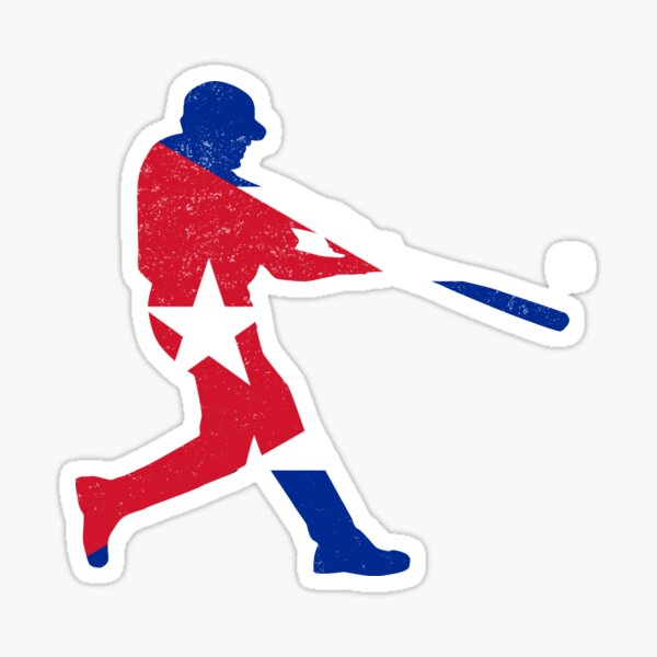 Item preview, Cuba Baseball Player Flag designed and sold by tshirtwaffle.