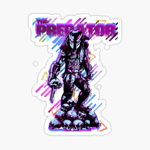 Welcome to the jungle Predator (neon) - Alien Versus Predator - Sticker