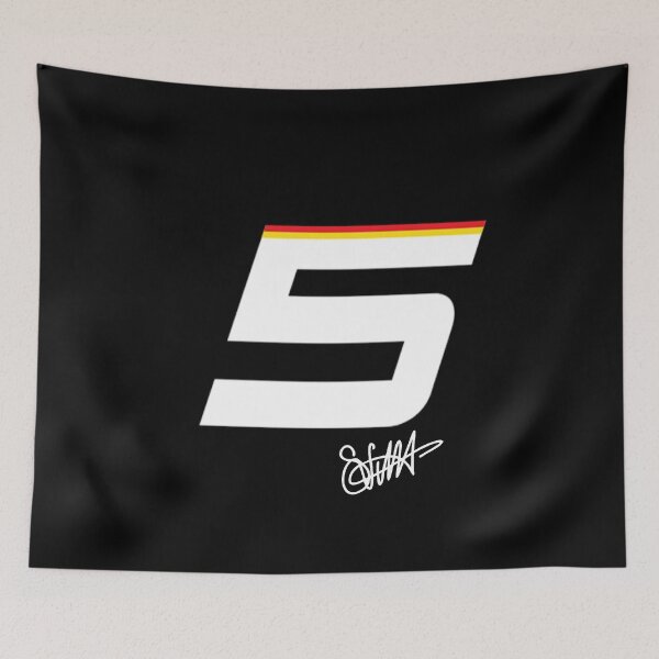 Item preview, Sebastian Vettel 5  designed and sold by ArcticWolfMerch.