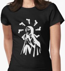 Our Lady of Sorrows (White) Women's Fitted T-Shirt